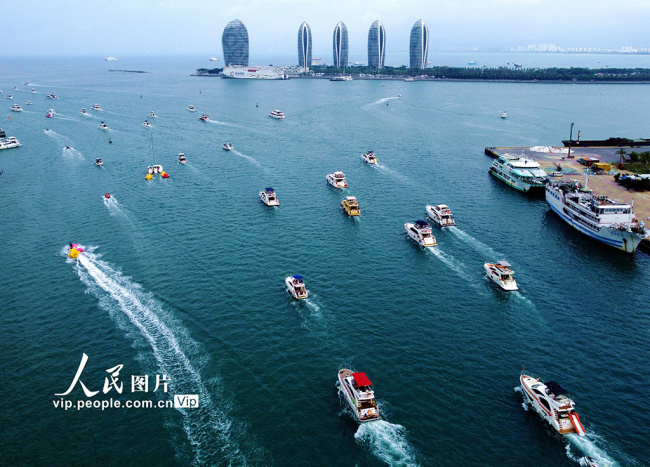 海南(nan)三亞：千帆出海