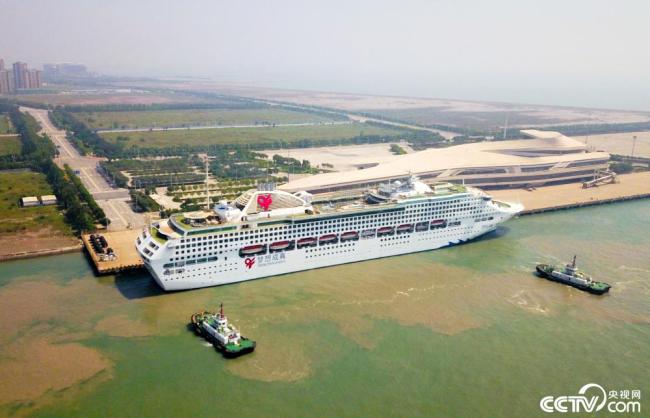天津口岸(an)迎三年來(lái)首艘國際(jì)郵輪